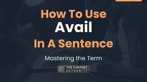avail in a sentence.